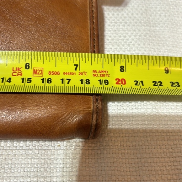 🔥SALE Patricia Nash Tan Woven Leather” Therresa" Clutch Wallet - RFID - Picture 6 of 9